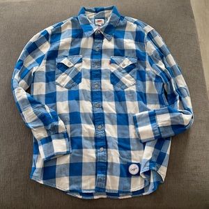 Dodgers flannel medium men’s kershaw giveaway